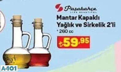 PAŞABAHÇE MANTAR KAPAKLI YAĞLIK SİRKELİK
